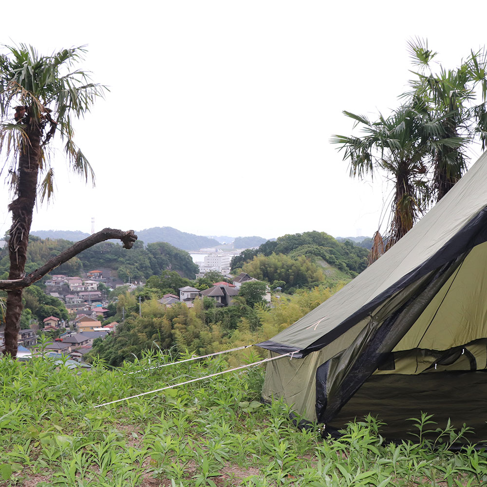 bushcraft campsite Funakoshi yokosuka kanagawa japan