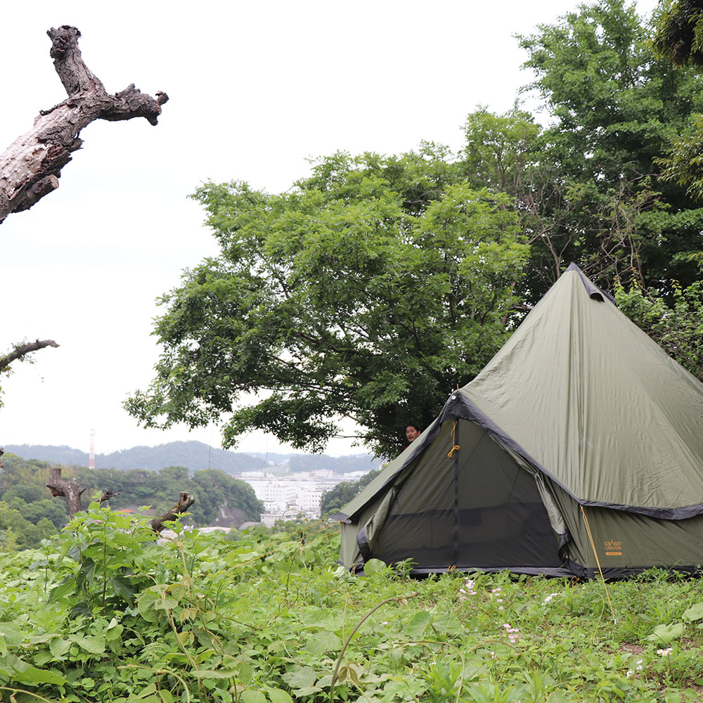 bushcraft campsite Funakoshi yokosuka kanagawa japan