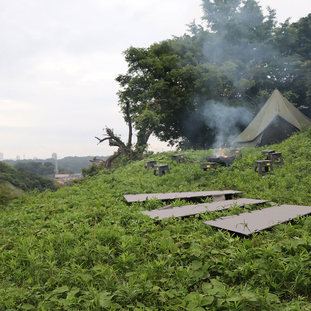 bushcraft campsite Funakoshi yokosuka kanagawa japan