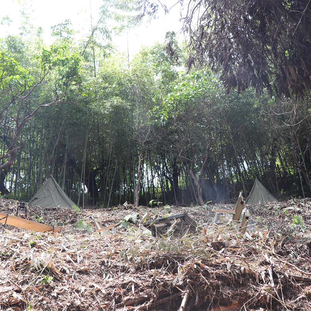 bushcraft campsite Funakoshi yokosuka kanagawa japan
