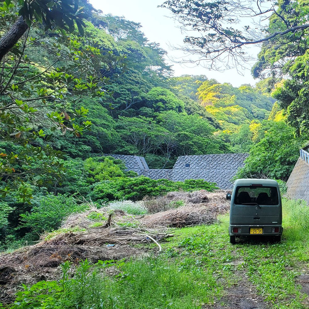 bushcraft campsite kamiyamaguchi hayama kanagawa japan
