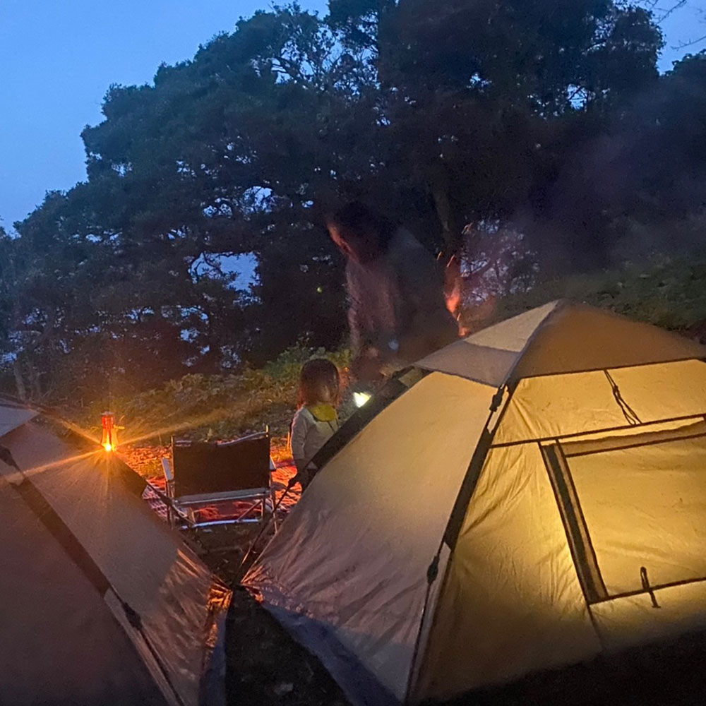 bushcraft campsite kaneda miura kanagawa japan