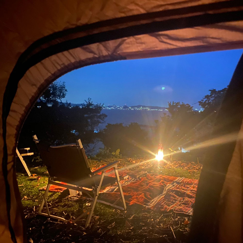 bushcraft campsite kaneda miura kanagawa japan