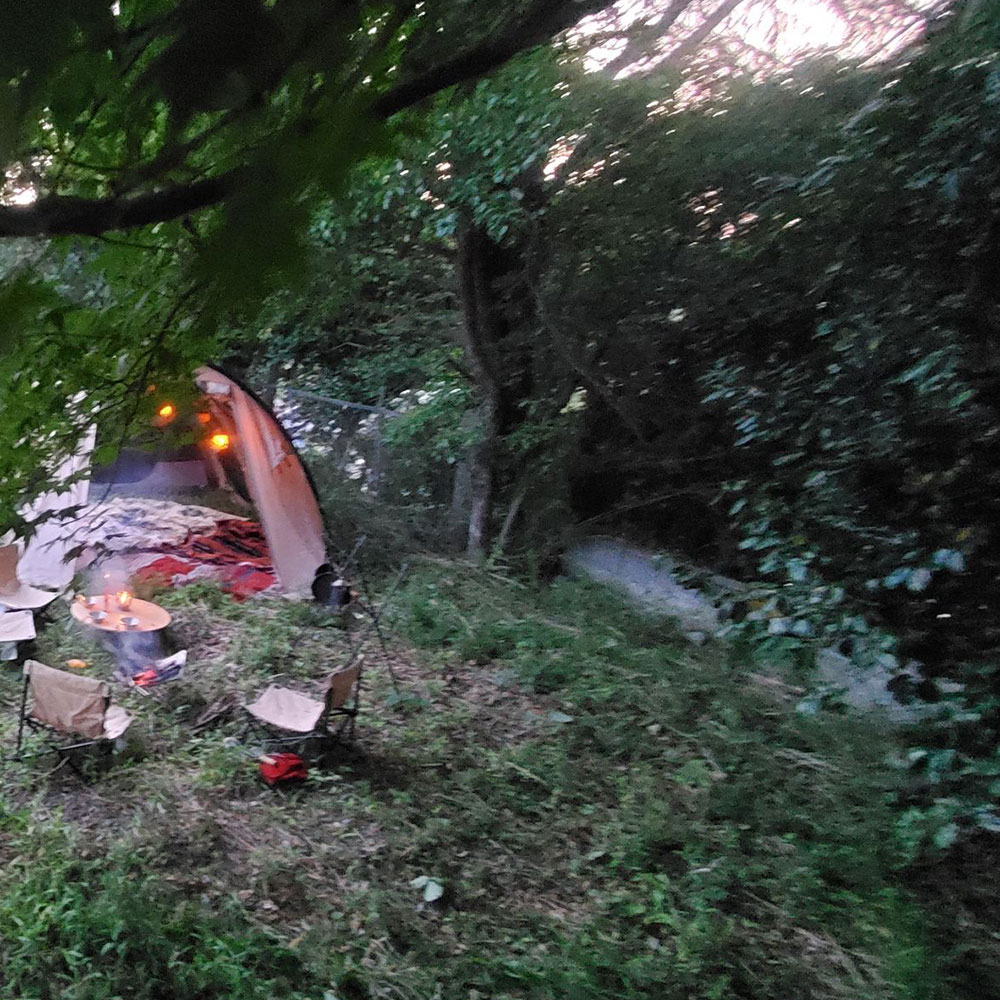 bushcraft campsite yokosuka koyabe kanagawa japan