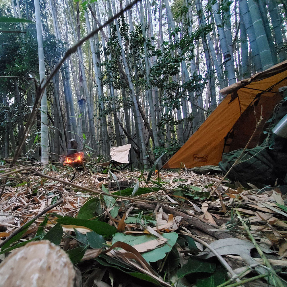 bushcraft campsite notsuda machida Tokyo  japan