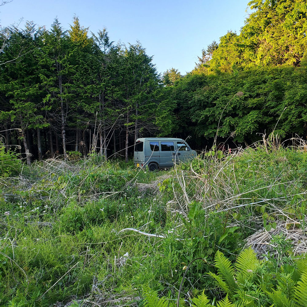 bushcraft campsite minami-soma fukushima  japan