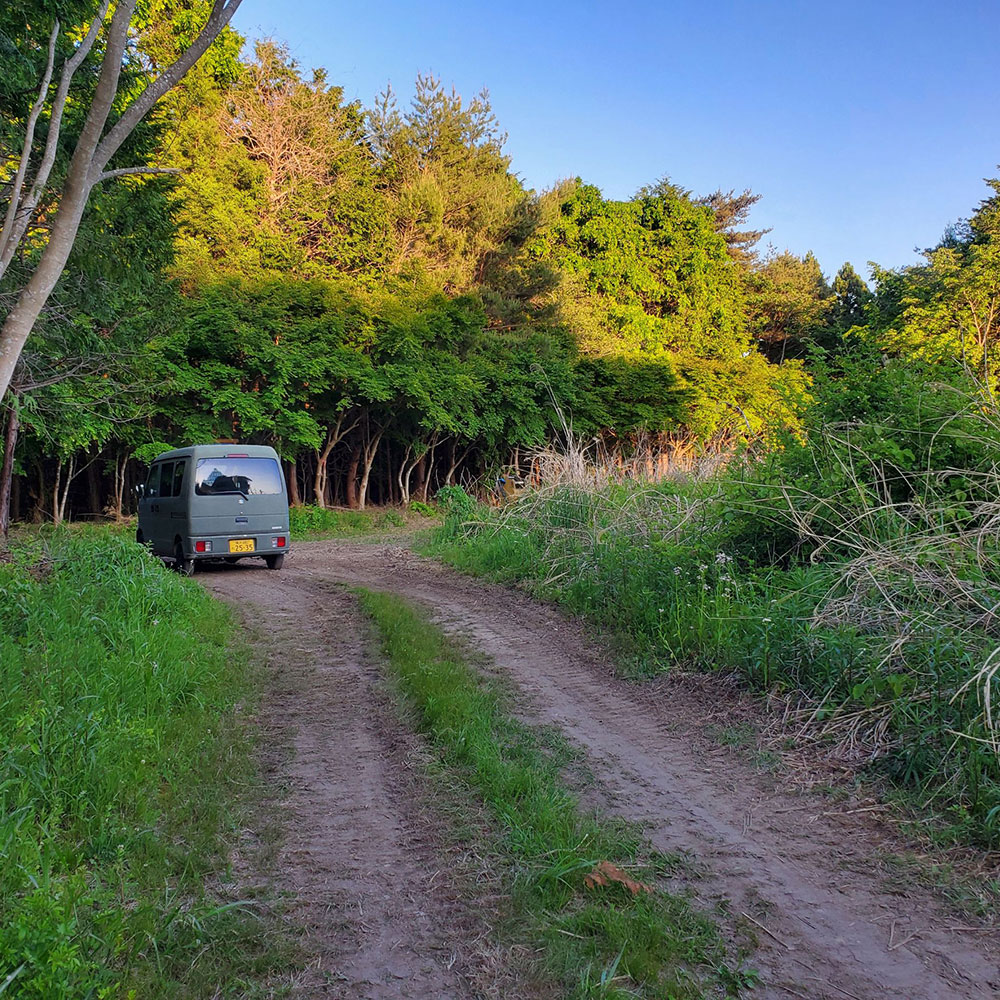 bushcraft campsite minami-soma fukushima  japan