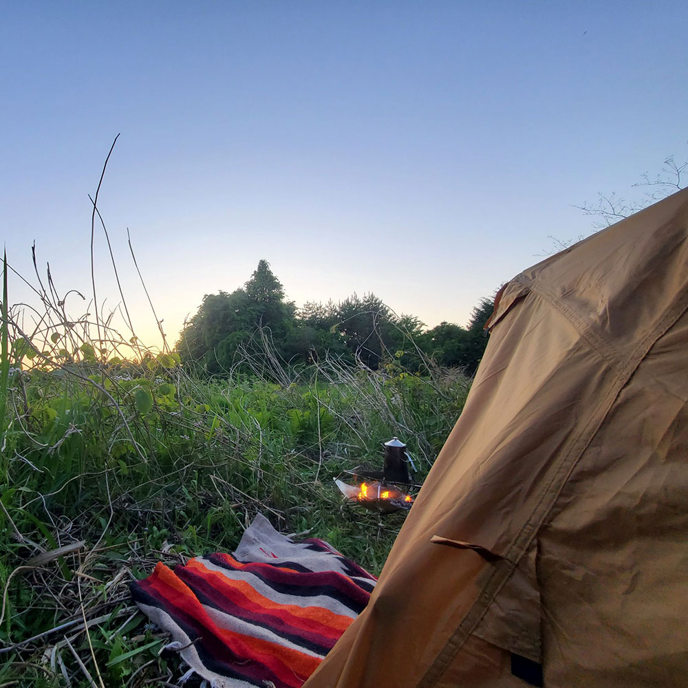 bushcraft campsite minami-soma fukushima  japan