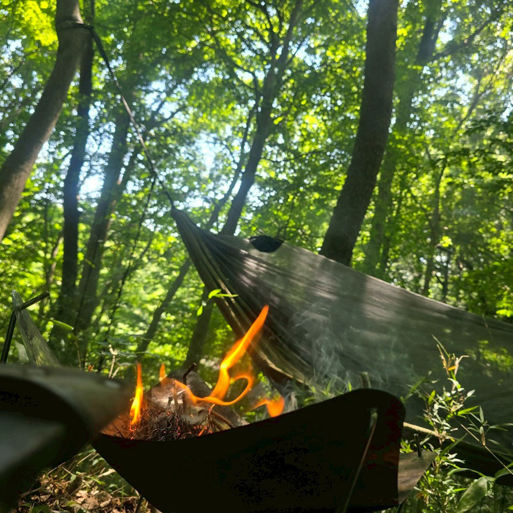 bushcraft campsite nasukogen tochigi japan