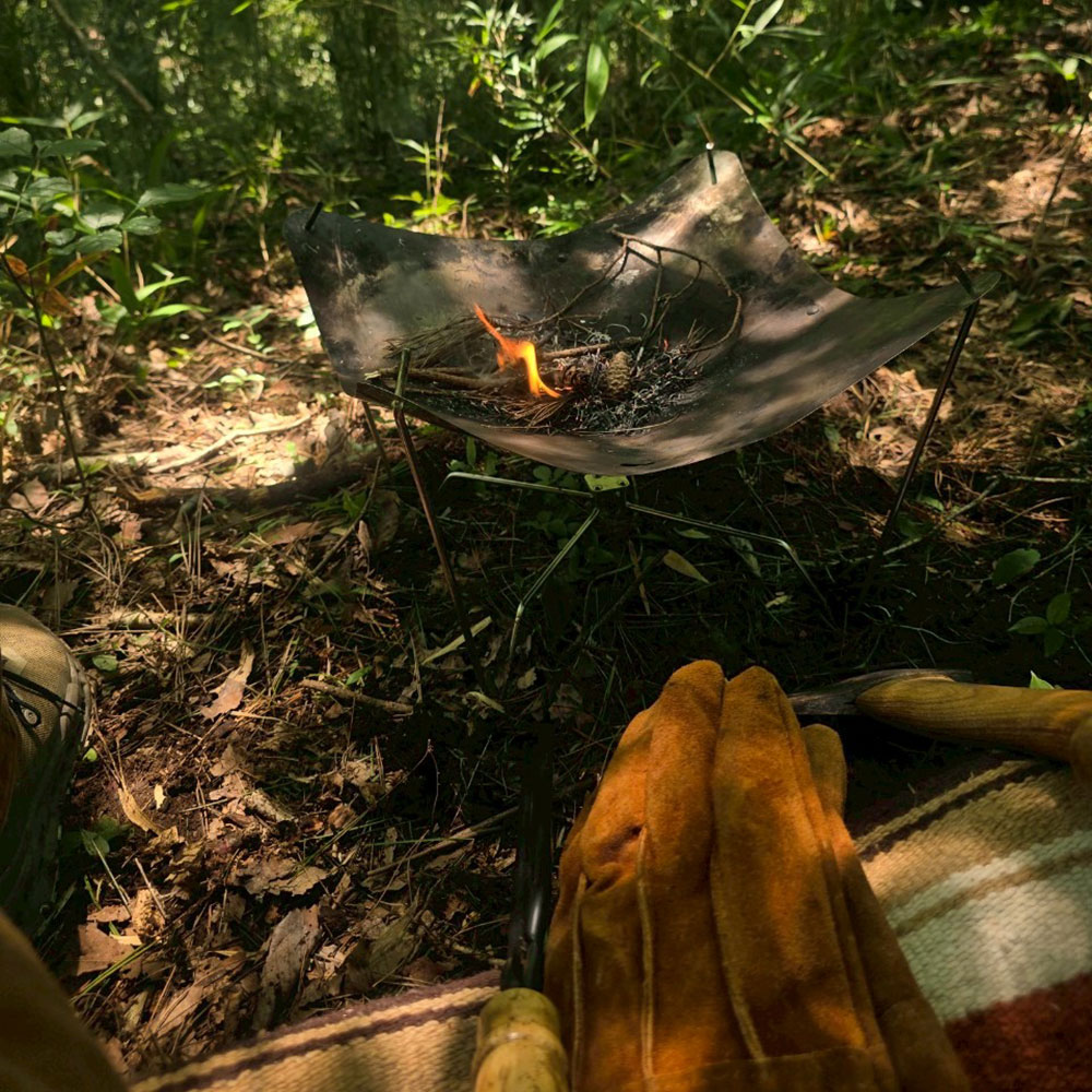 bushcraft campsite nasukogen tochigi japan