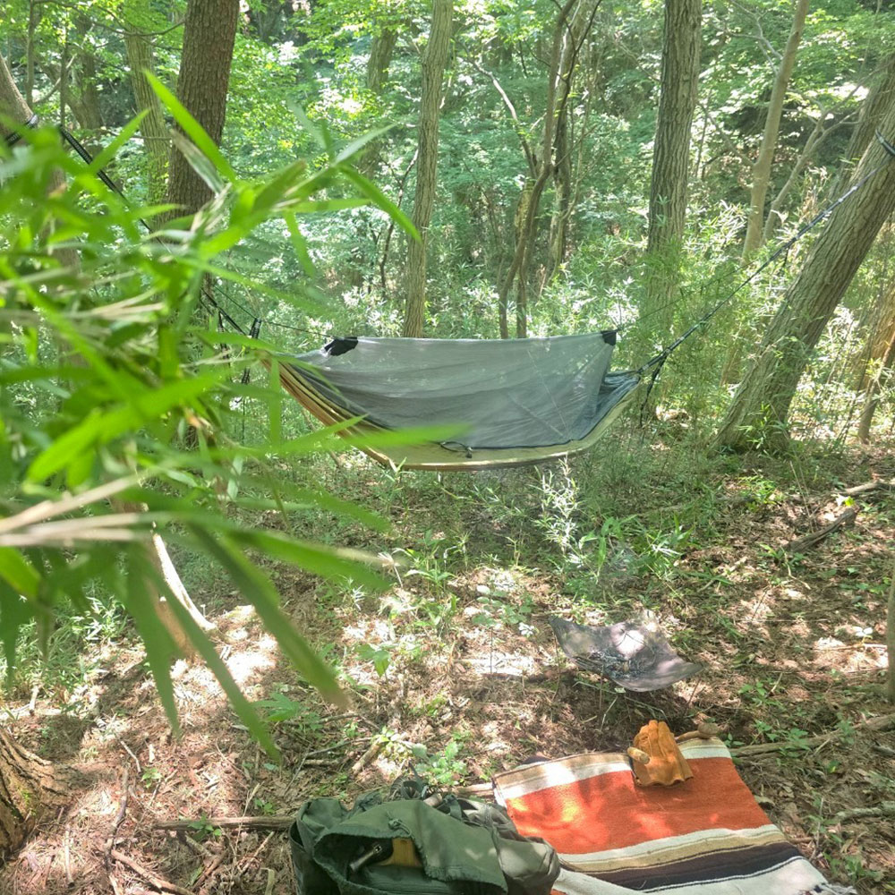 bushcraft campsite nasukogen tochigi japan