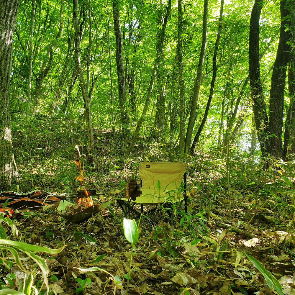 bushcraft campsite nishigo fukushima  japan