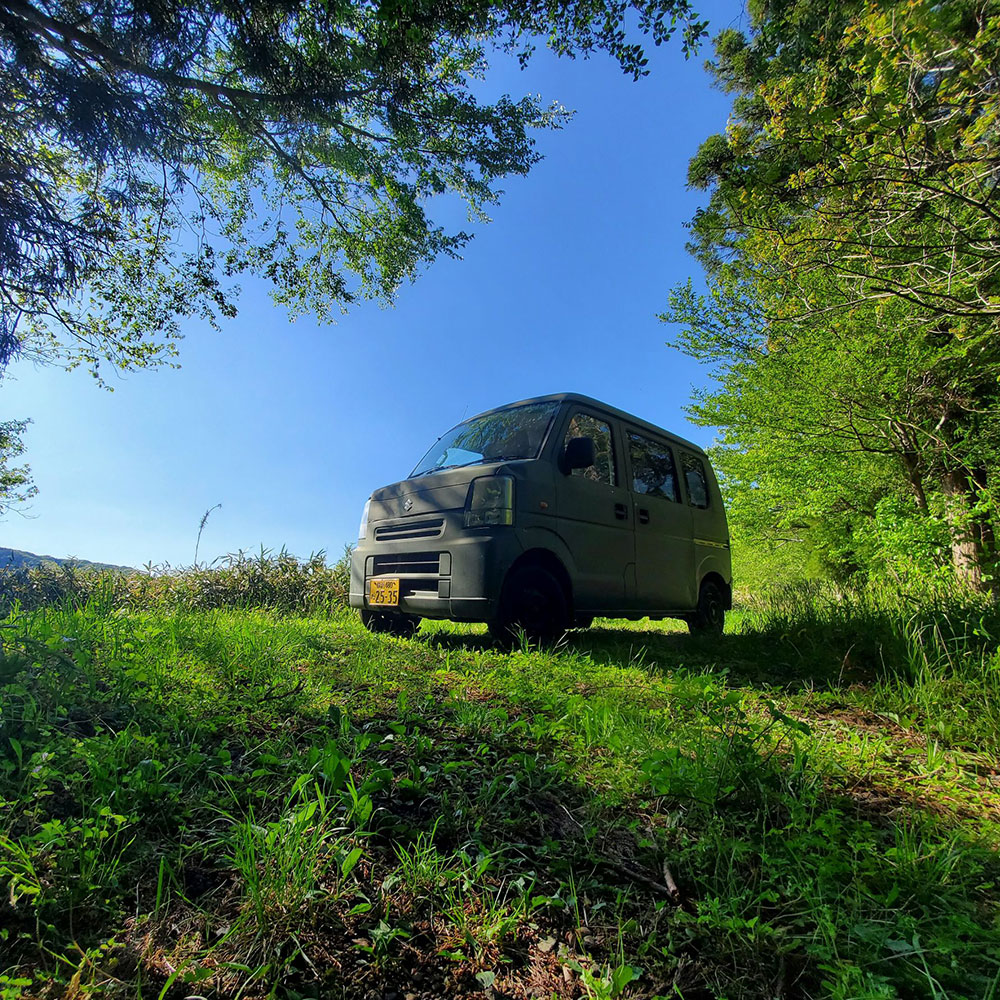 bushcraft campsite nishigo fukushima  japan