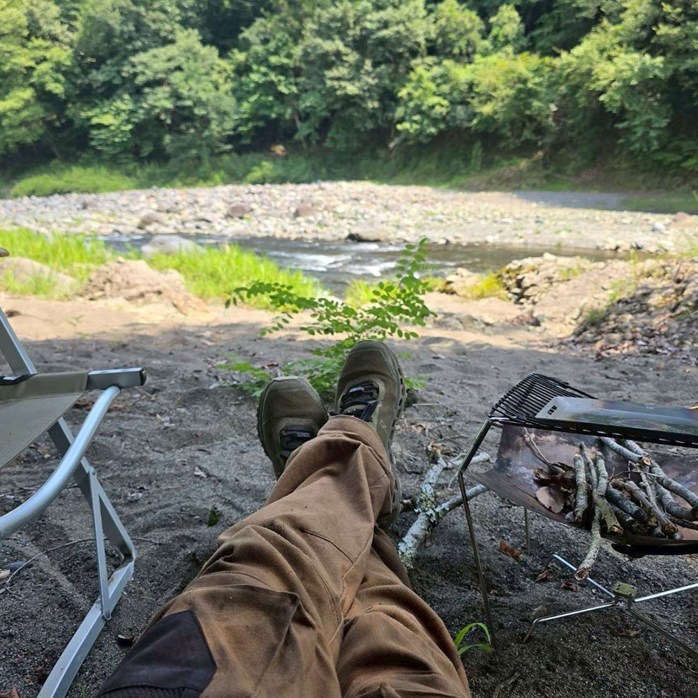 bushcraft campsite otsuki yamanashi japan
