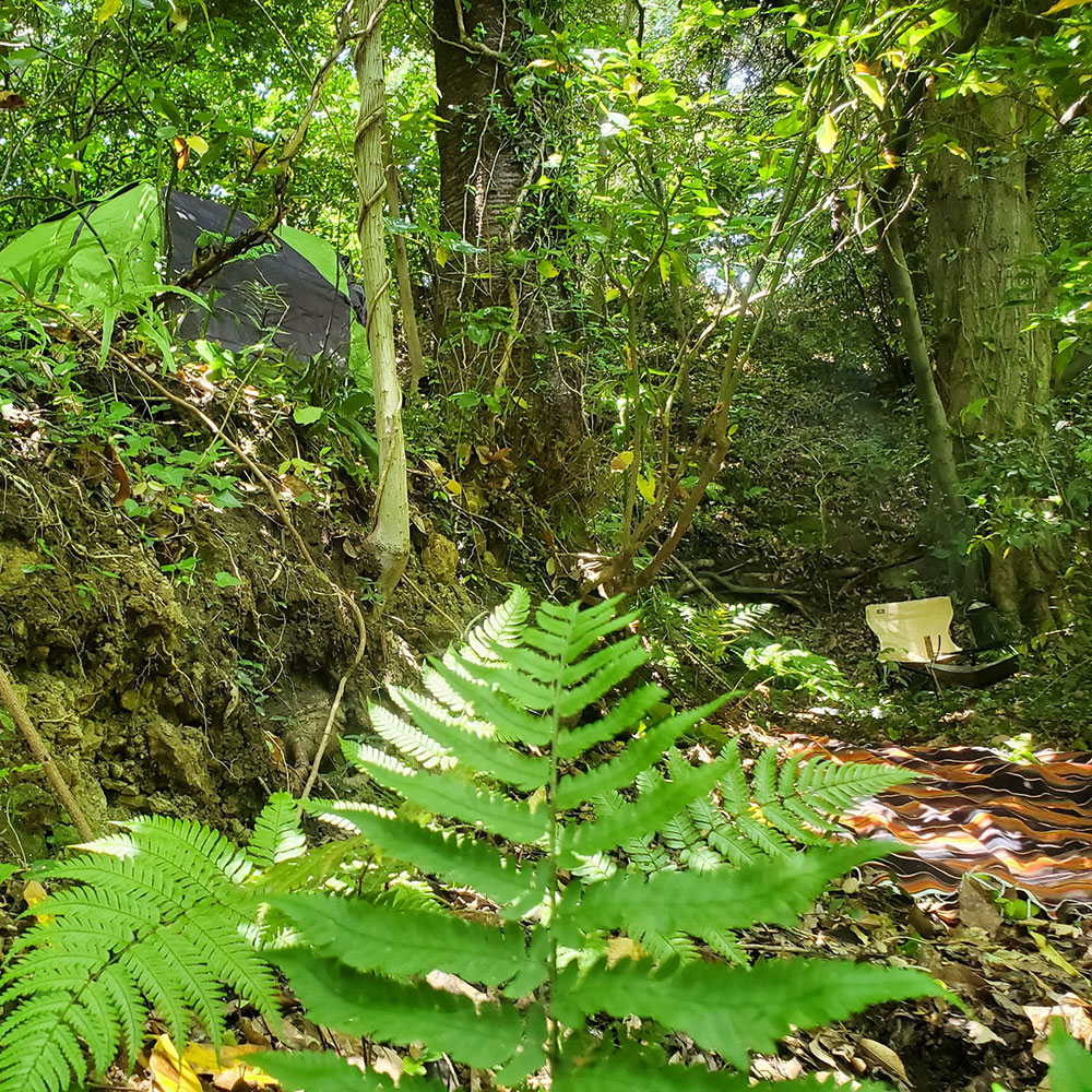 bushcraft campsite shonan takatori yokosuka kanagawa japan