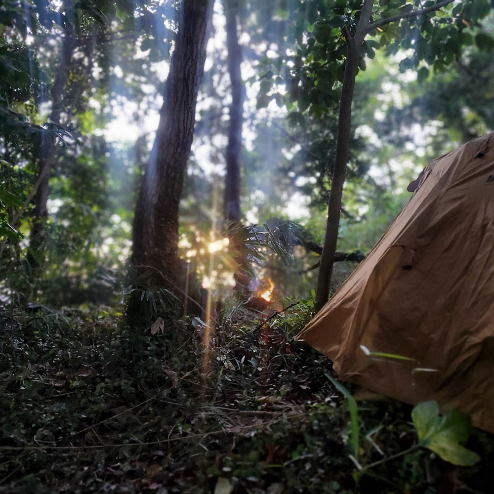 bushcraft campsite maioka totsuka yokohama  kanagawa japan