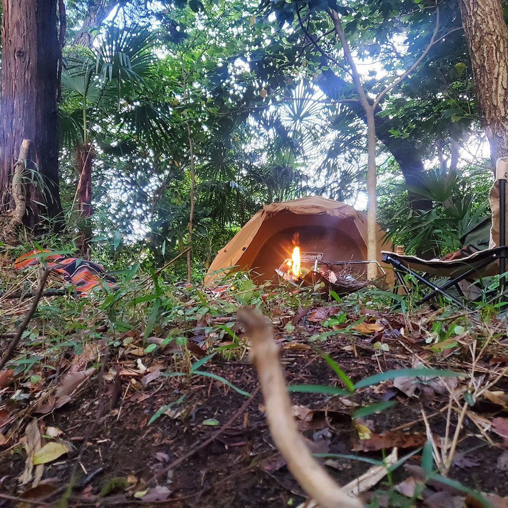bushcraft campsite maioka totsuka yokohama  kanagawa japan