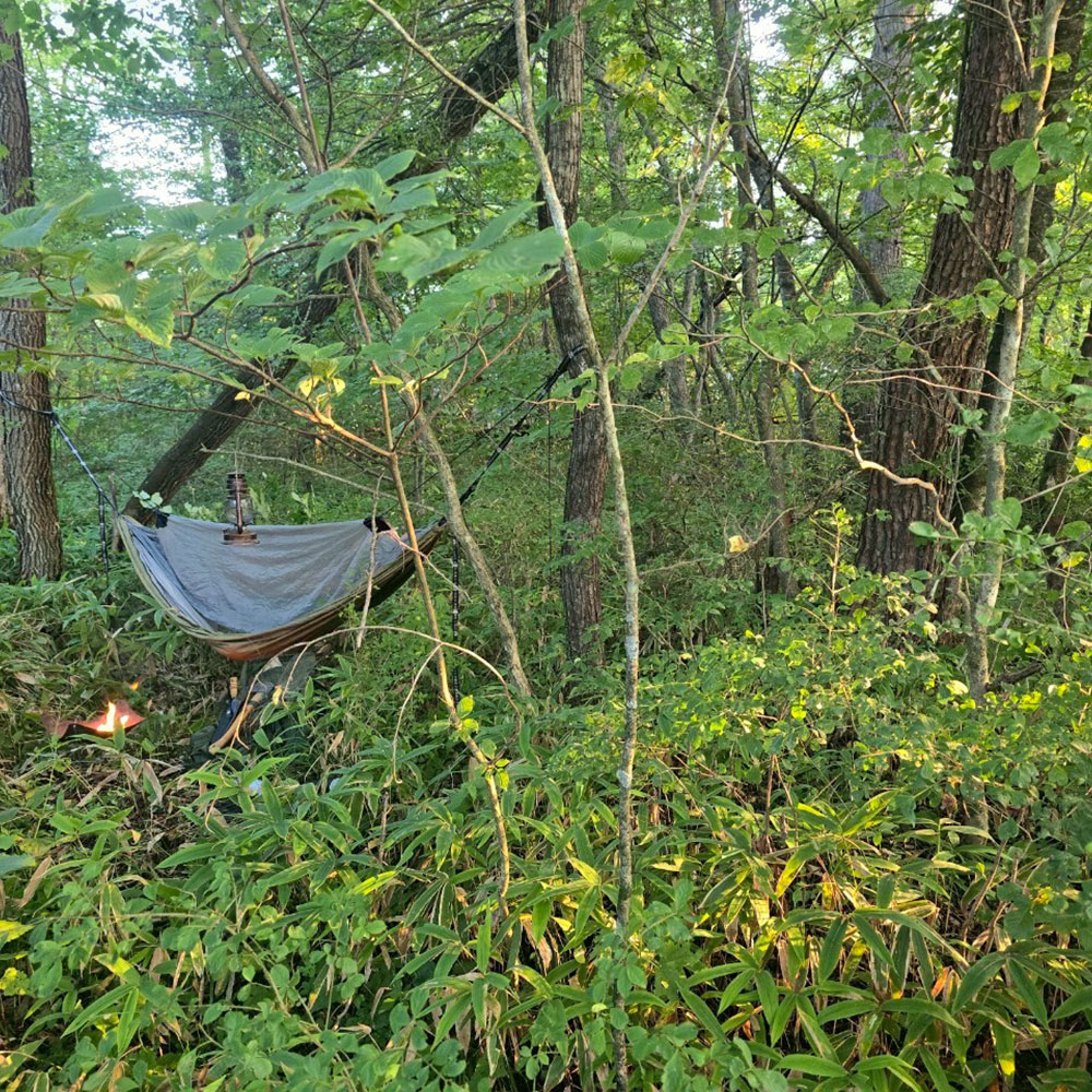 bushcraft campsite tsumagoi nagano japan