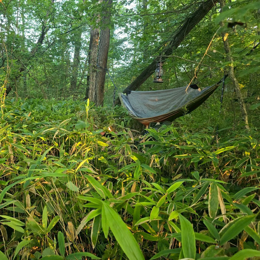 bushcraft campsite tsumagoi nagano japan