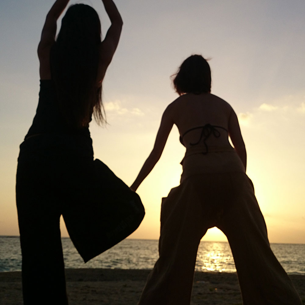 bushcraft campsite uppama beach gesashi higashison  okinawa japan