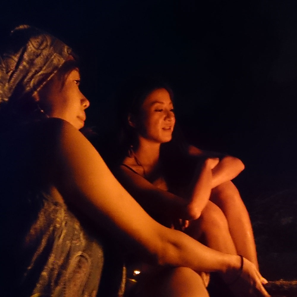 bushcraft campsite uppama beach gesashi higashison  okinawa japan