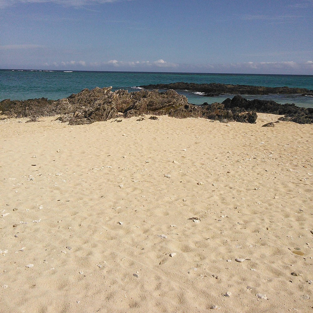 bushcraft campsite uppama beach gesashi higashison  okinawa japan