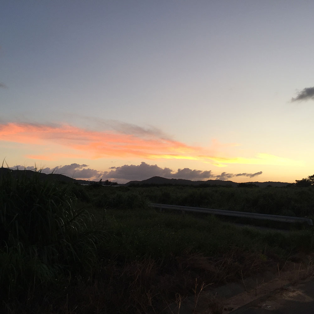 bushcraft campsite uppama beach gesashi higashison  okinawa japan