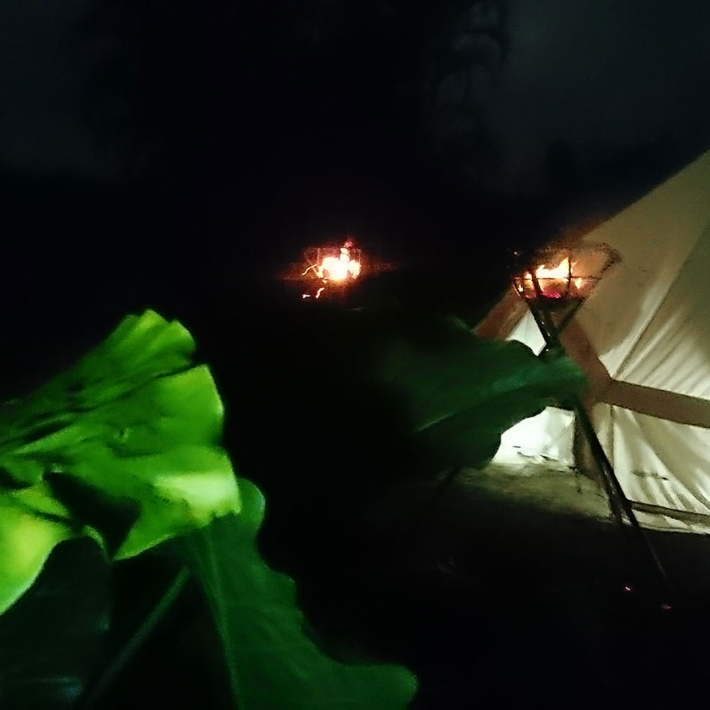bushcraft campsite uppama beach gesashi higashison  okinawa japan
