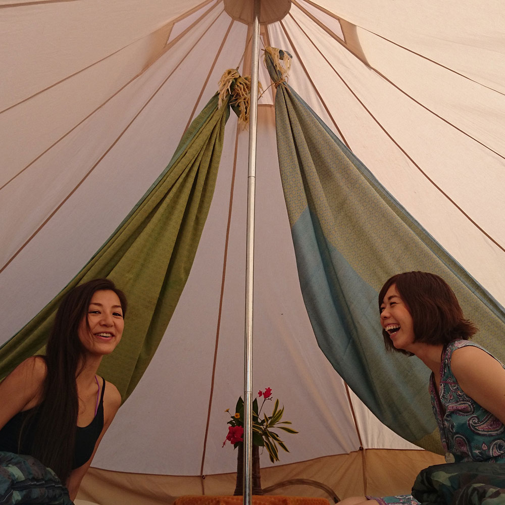 bushcraft campsite uppama beach gesashi higashison  okinawa japan