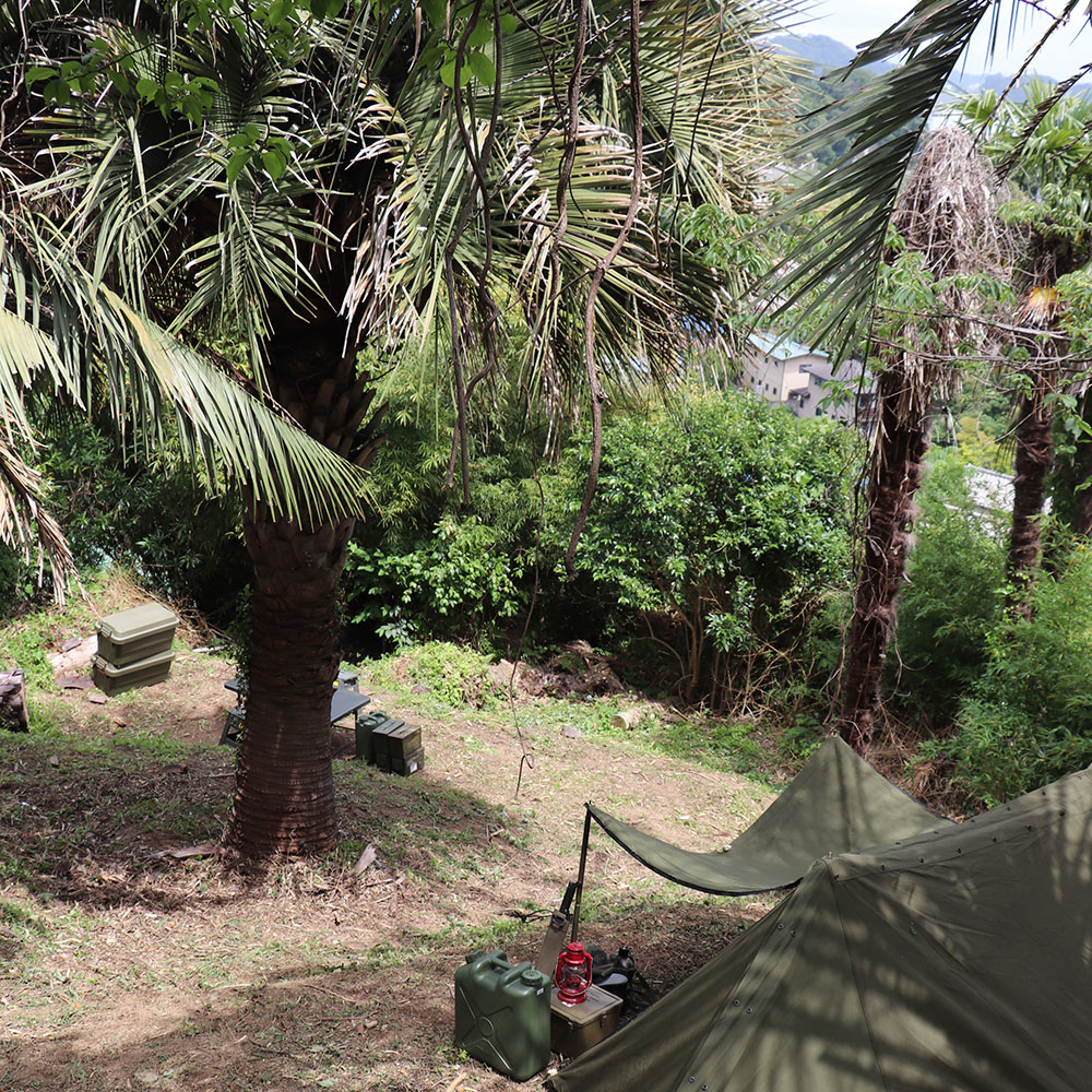 bushcraft campsite Funakoshi yokosuka kanagawa japan