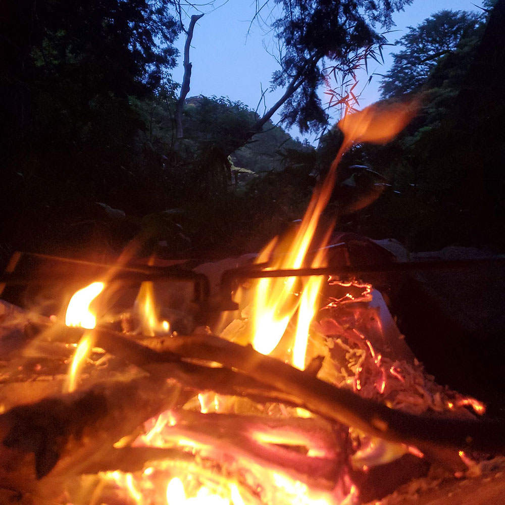 bushcraft campsite kamiyamaguchi hayama kanagawa japan