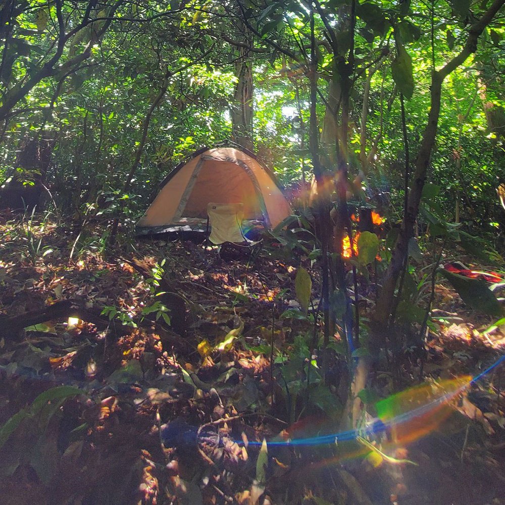 bushcraft campsite sakurayama zushi kanagawa japan