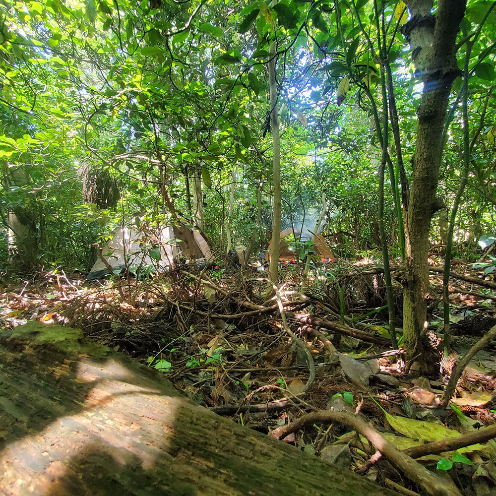 bushcraft campsite sakurayama zushi kanagawa japan