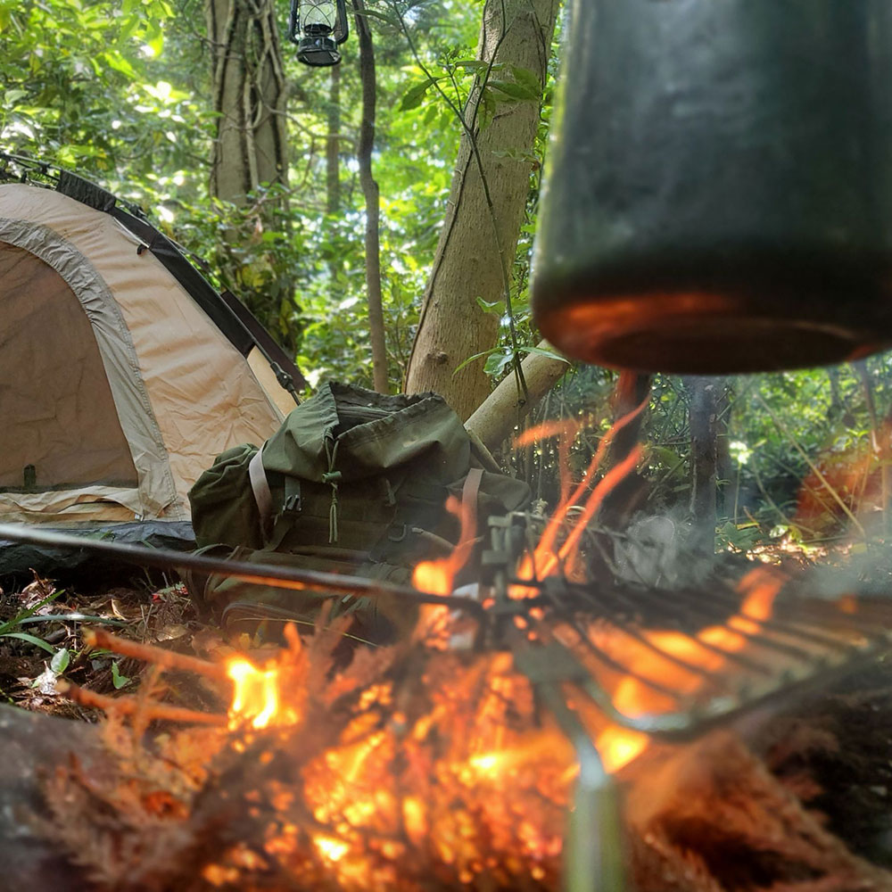 bushcraft campsite sakurayama zushi kanagawa japan